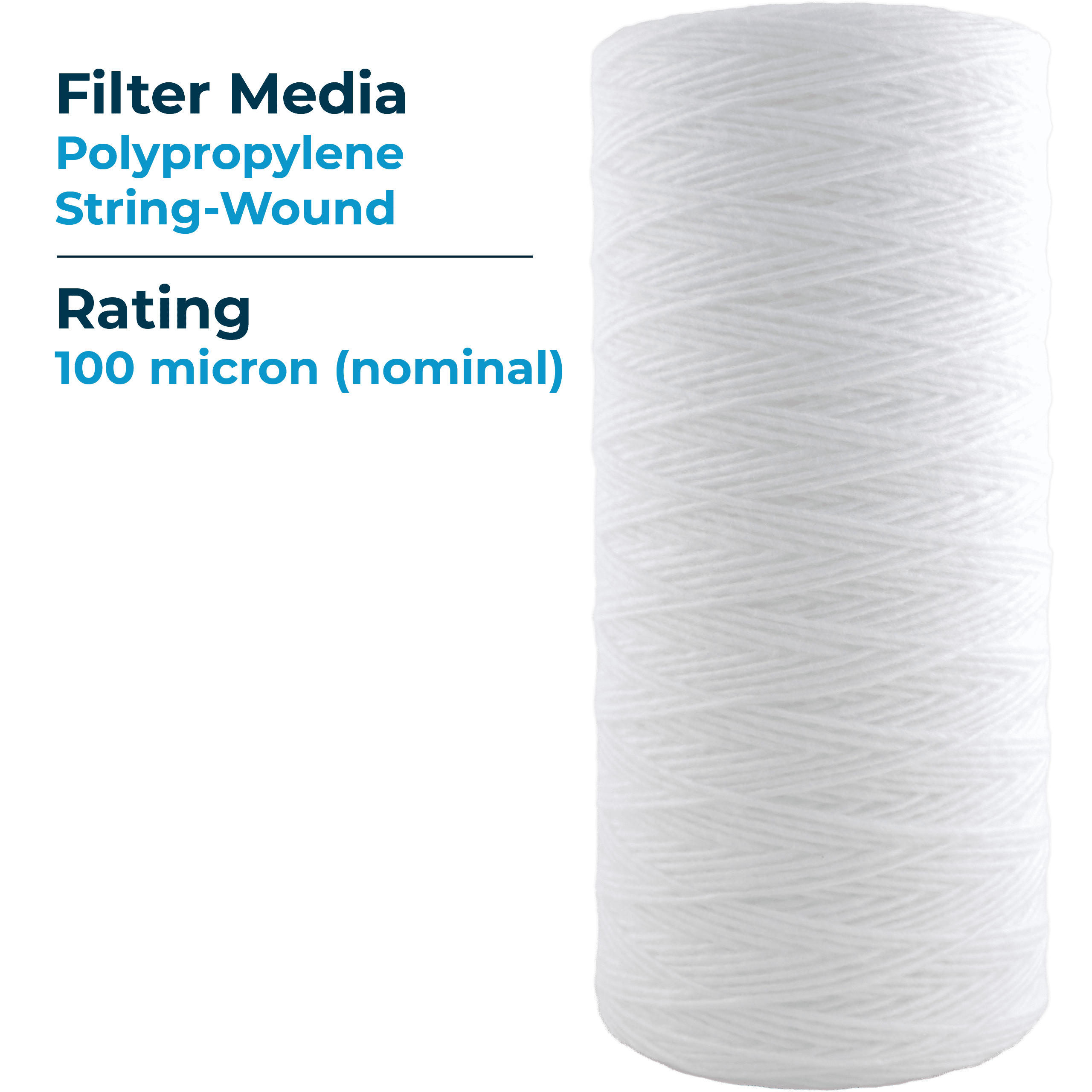 355221-43 10x4.5 Water Filters 8 Pack SpiroPure Replacement for Pentek WPX100BB97P