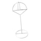 thumbnail image 4 of Exhibidor de gorras, elegante estante de hierro, decoración estable y ligera. Blanco y L, 4 of 9