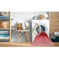 thumbnail image 2 of Ahgly Company Tapis Rectangulaire Lavable en Machine Rouge Transitionnel, 8 Pieds x 10 Pieds, 2 of 7