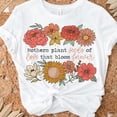 thumbnail image 3 of Retro Floral Mama Quote Tee | "She Is Mom" T-Shirt | Floral Design Mama Shirt | Perfect Mother’s Day Gift, 3 of 4