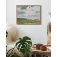 thumbnail image 6 of Drsoum Landscape Canvas Wall Art 11x14in Natural Framed Vintage Classical The Vast Grassland Prints Hallway Kitchen Office Decor, 6 of 6