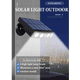 thumbnail image 2 of Luz solar para exteriores, luz solar, iluminación solar, sensor de movimiento, impermeable, solar, exterior, luz solar inalámbrica, 2 piezas, color negro, 2 of 4