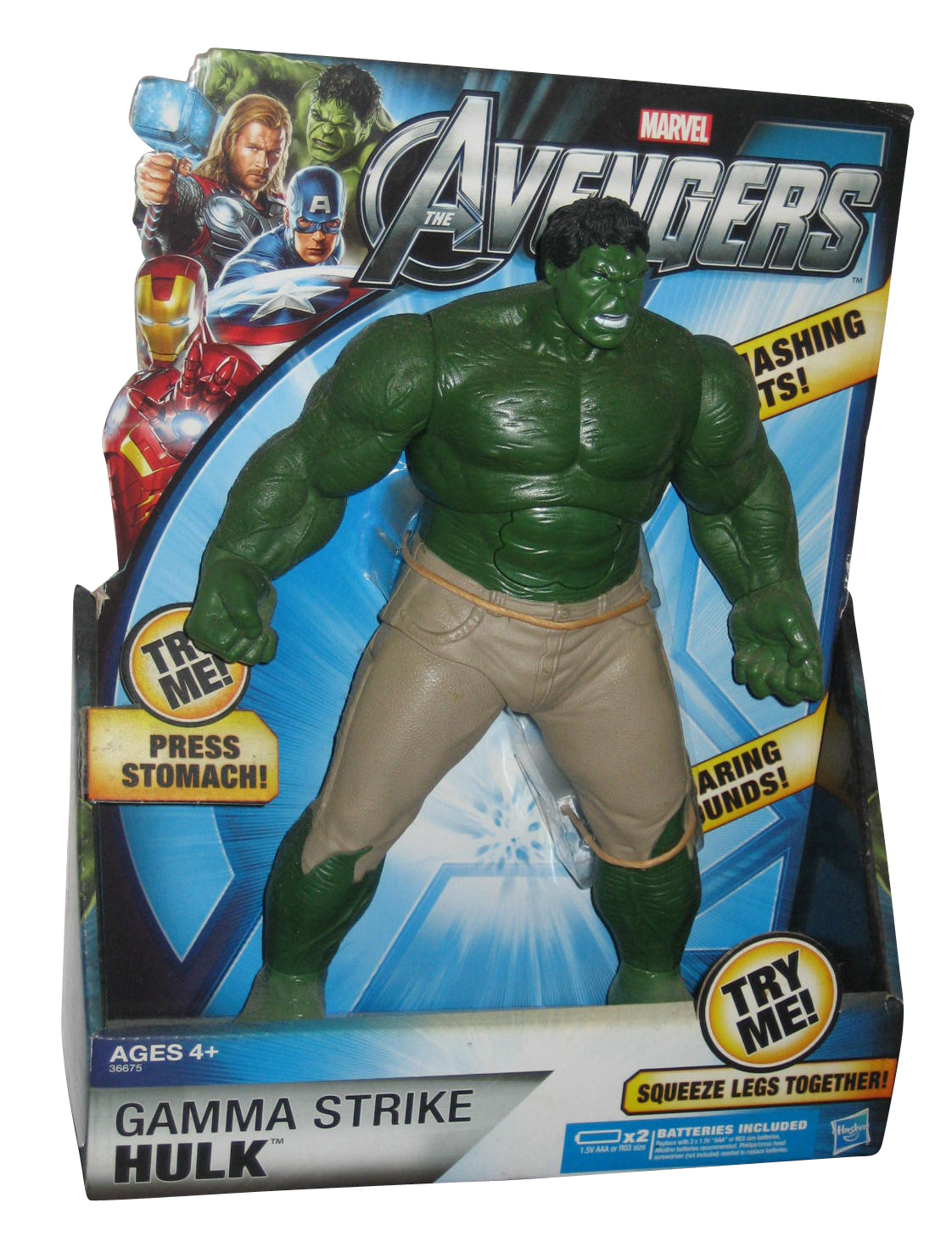 Marvel The Avengers Gamma Strike Hulk 10" Talking Action Figure