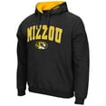 thumbnail image 2 of Men's Colosseum Black Missouri Tigers Arch & Logo 3.0 Pullover Hoodie, 2 of 3