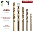 thumbnail image 7 of 5.5mm Cobalt HSS Drill Bit M35 for Stainless Steel Drilling Metalworking, 7 of 7