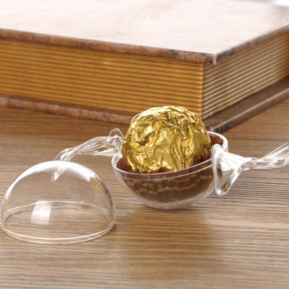 Raindrops Transparent Plastic Candy Box for Storage with Beautiful Funny Candy Shape Design Made of Strong Material 12pcs