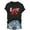#134-Black, variant on ICHUANYI Valentine's Prints Bow Shirt for Women Graphic Tees Short Sleeve Tee Top Round Neck Short Sleeved T-shirt Top