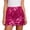 Hot Pink, variant on Womens Sequin Pencil Midi Skirt - Elastic High Waist Y2K Hip Wrap Mini Skirt for Party Clubwear