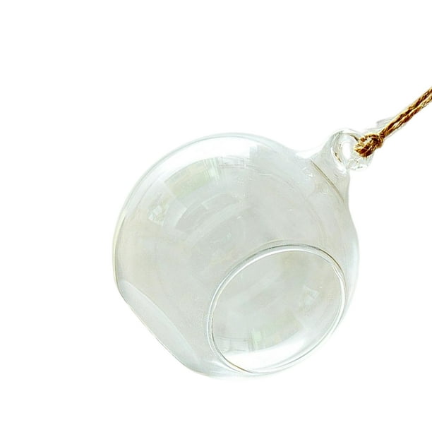 Billuyoard Bola de candelita de cristal, plantas colgantes, candelabro de luz de té, fiesta, vacaciones, cumpleaños, Bar, adorno colgante de jardín Decoración del hogar Billuyoard HA072735-01
