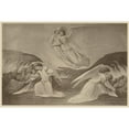 thumbnail image 2 of Eduard Von Steinle 24x17 Black Ornate Framed Double Matted Museum Art Print Titled: Angels Redeems of the Purgatory Souls (Around 1900), 2 of 5