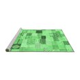 thumbnail image 2 of Ahgly Company Machine Washable Indoor Rectangle Abstract Emerald Green Modern Area Rugs, 4' x 6', 2 of 4