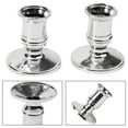 thumbnail image 2 of 2pcs Traditional Shape Taper Standard Candle Holders Candlestick Dinner Decor, 2 of 5