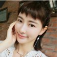 thumbnail image 3 of Lubelski Girls Irregular High Temperature Fiber Fake Fringe Bang Hairpiece Hair Extension, 3 of 7