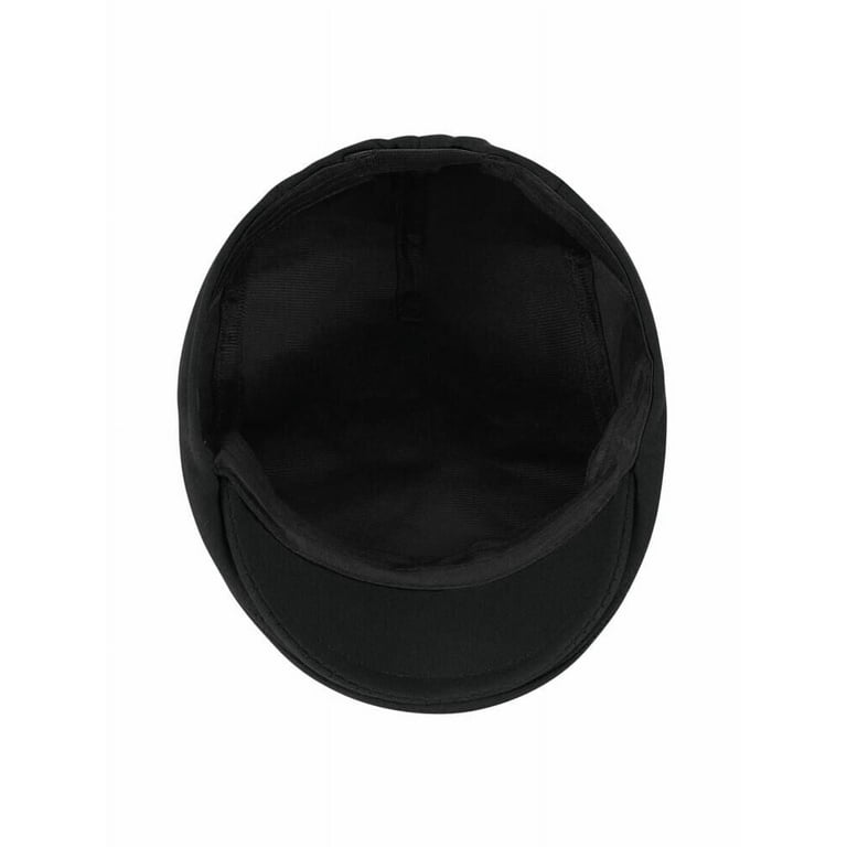 Zando Men's Vintage Newsboy Cap in Black photo 5