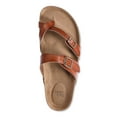 thumbnail image 3 of Time and Tru Women's Asymmetric Strap Flat Footbed Sandals, Sizes 6-11, Wide Width Available, 3 of 6