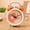 Orange, variant on Retro Desk Clock, 4in(10.16cm) Small Flower Pattern Round Table Alarm Clock, Cute Silent Non-Ticking Battery Operated Clock for Bedroom Living Room Office
