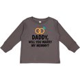thumbnail image 3 of Inktastic Daddy Will You Marry My Mommy with Rings for Proposal Boys or Girls Long Sleeve Toddler T-Shirt, 3 of 5