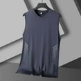 thumbnail image 2 of Puntoco Summer tops for Men Mens Athletic Tank Tops Quick Dry Running Shirts Muscle Sleeveless Sports Workout Training Teee Dark Gray XXXXL(XXXXL), 2 of 3