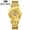 Gold, variant on Triangular Hollow Men's Watch, Fully Automatic Mechanical Watch, Waterproof Men's Wristwatch, Fashionable Trendy Business Watch