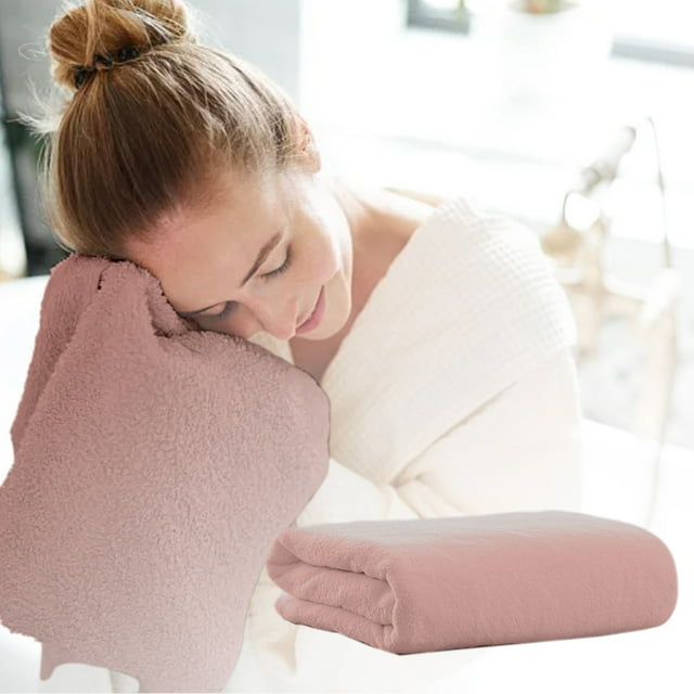 Velvet Bath Towel Adult Absorbent Bath Towel XL Microfibre Bath Towel