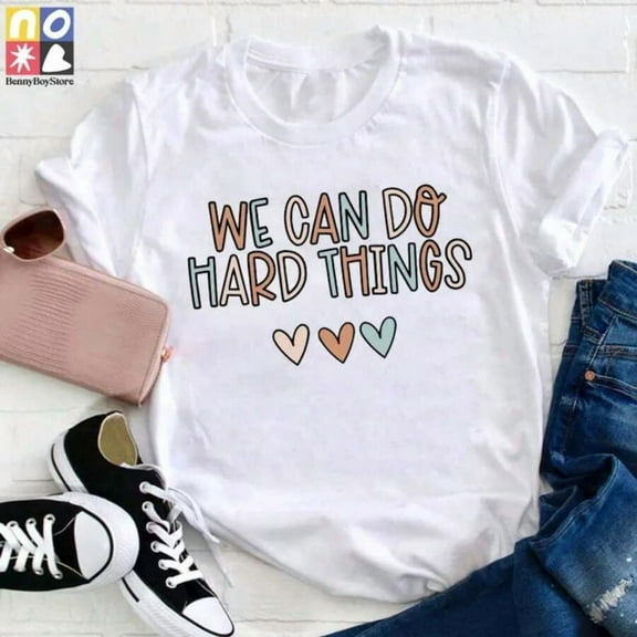 We Can Do Hard Things Teacher Vintage T-Shirt, Teacherlife Shirt, Teacher Shirt, Teacher Life Shirt, Teacher Lovers Shirt, Teacher Retro