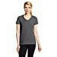 thumbnail image 2 of Authentic Women's Jersey V-Neck Tee, Granite Heather - L, 2 of 2
