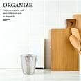 thumbnail image 4 of AURARMLET Utensilios De Acero Inoxidable Para Cocina Con Moderno Y Superficie Lisa Color Plata, 4 of 6