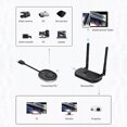 thumbnail image 3 of Adaptador de pantalla inalámbrico Irfora Juego de receptor y transmisor inalámbrico HD Adaptador de pantalla inalámbrico compatible con calidad de imagen 4K larga distancia de transmisión Plug and Pla Irfora Adaptador de pantalla inalámbrico, 3 of 7