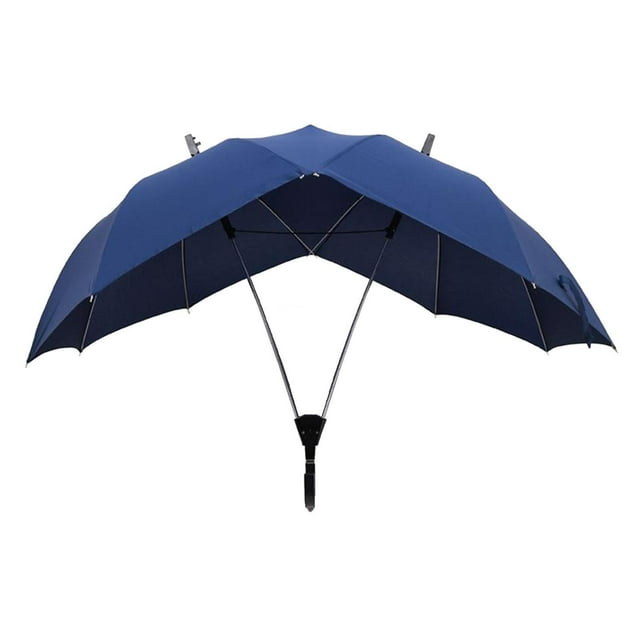Xingzhi Automatic Open Umbrella Rain Windproof Couple's Umbrella Large Blue