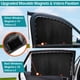 thumbnail image 4 of 4 Uds. Parasoles Magnéticos para Ventana Lateral de Coche, IC ICLOVER Parasoles para Ventanas Delanteras y Traseras, Cortinas de Privacidad, Protector Solar para Ventana de Coche para Bebé, Protección Solar 100%, 4 of 9