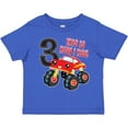 thumbnail image 3 of Inktastic Monster Truck How I Roll 3rd Birthday Boys Toddler T-Shirt, 3 of 5