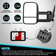 thumbnail image 2 of Retrovisores con calefacción WHALEMOTOR compatibles con Chevy Silverado y GMC Sierra 1999-2002, 2 of 7