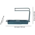 thumbnail image 4 of Telescopic Sink Rack Holder Expandable Storage Drain Basket Sink Caddy for Home Kitchen Kit - Blue, 4 of 5
