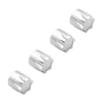 thumbnail image 4 of 4-Piece Aluminum Wheel Rim Center Cap Set (Silver) - BJM365 Auto Accessories, Lightweight 15g per Unit, Compact 12x8x2cm Packaging for Car Wheel Hub Decoration and Protection, 4 of 6