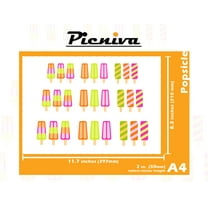 A4(2") Popsicle Baby Kid Nursery Room Decal Sticker Clear Vinyl Wall Art decor