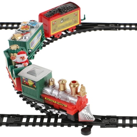 

NUOLUX 1 Box Christmas Electric Music Track Train Toy Kids Electric Train Toy