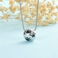 thumbnail image 3 of Pet Cremation Jewelry for Ashes Paw Print Urn Necklace for Ashes for Women Men Ball Cat Dog Memorial Ashes Locket Pendant, 3 of 7