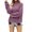 Purple, variant on Vedolay Sweaters for Women Trendy Women's Plus Size Sweaters Casual Long Sleeve Crewneck Knit Pullover Tops,White S