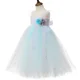 thumbnail image 4 of Vestido de tutú de invierno para niñas, disfraz de reina de las nieves, princesa Elsa, vestido de gala, vestidos para niñas, vestido de fiesta de cumpleaños con flores, 4 of 5