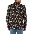 thumbnail image 2 of Uorisanigo Christmas Cane Men's Suit Jacket Size XL Long Sleeve Breathable One Button Men's Casual Blazers Sport Coats Regular Fit Soft Daily Blazer Notch Stylish, 2 of 6