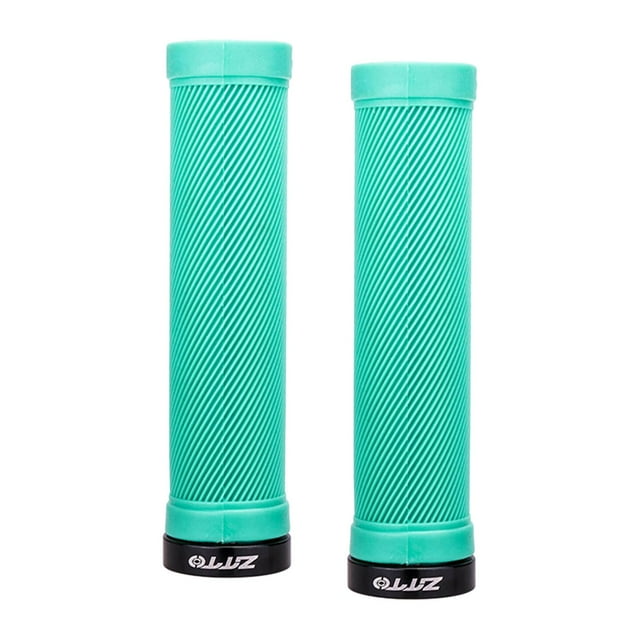 koolsoo Poignée de Guidon Amortisseur 22mm Vélo Poignée Verrouillable Bleu