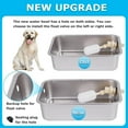 thumbnail image 5 of 3 Gallon Automatic Dog Water Dispenser for Large Dogs Stainless Steel Bowl, Large Self Filling Auto Water Bowl Outdoor for Cats Livestock Chicken, 5 of 17