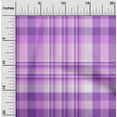 thumbnail image 2 of oneOone Cotton Poplin Purple Fabric Plaid Quilting Supplies Print Sewing Fabric By The Yard 42 Inch Wide, 2 of 4