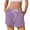 Purple, variant on Womens Pajama Shorts Elastic Waist Sleep Shorts Stylish Lounge Shorts Casual Comfy Sweat Shorts Women Pj Shorts Wine 2XL