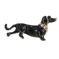 thumbnail image 3 of Broche de Perro Dachshund perfecl negro para ropa y Joyería, 3 of 8