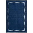 thumbnail image 2 of SAFAVIEH Kids Fiona Solid Bordered Wool Area Rug, Navy, 4' x 6', 2 of 7
