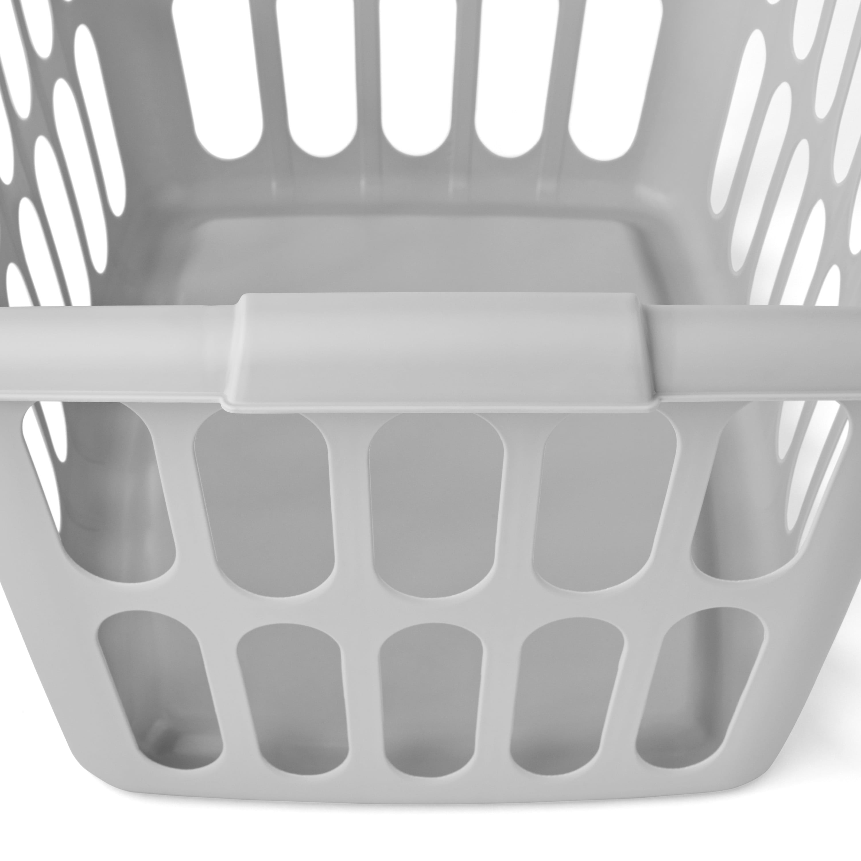 Starplast 1 Bushel Round Laundry Basket, White, Single 