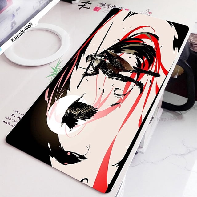Mosuemat-alfombrilla de ratón grande para Gaming, accesorio de escritorio antideslizante para teclado de Anime, 40x90cm LIUWENJING unisex