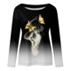 thumbnail image 4 of Camisas Para Mujer Moda Manga Larga Cuello Redondo Blusa Estampada Otoño Causal Pullover Tops Odeerbi ODB127923, 4 of 5