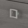thumbnail image 3 of Echo 72W Computer Desk with Drawers in White & Gray - Engineered Wood, 3 of 5